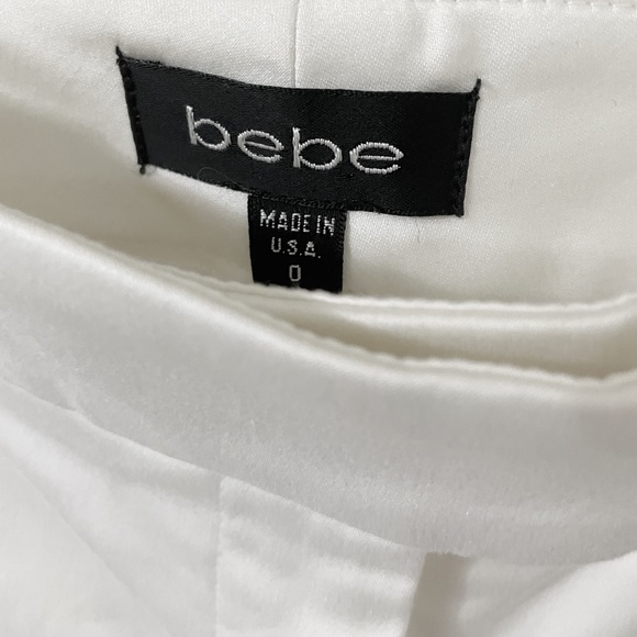 BEBE White Dress Pants Straight Leg - Picture 4 of 4